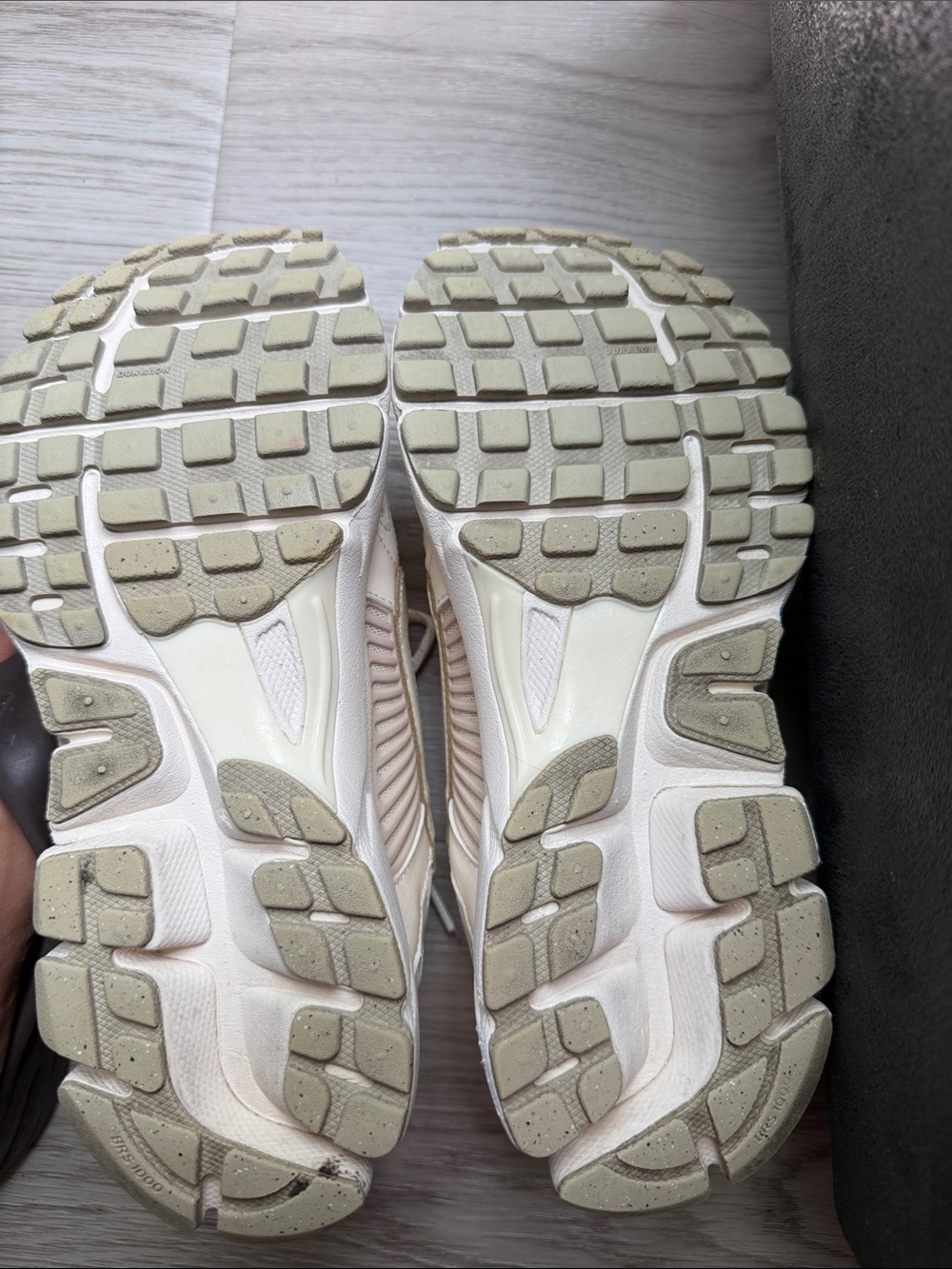 Nike Women's Light Beige Mesh & Synthetic Sneakers - Picture 2 of 5